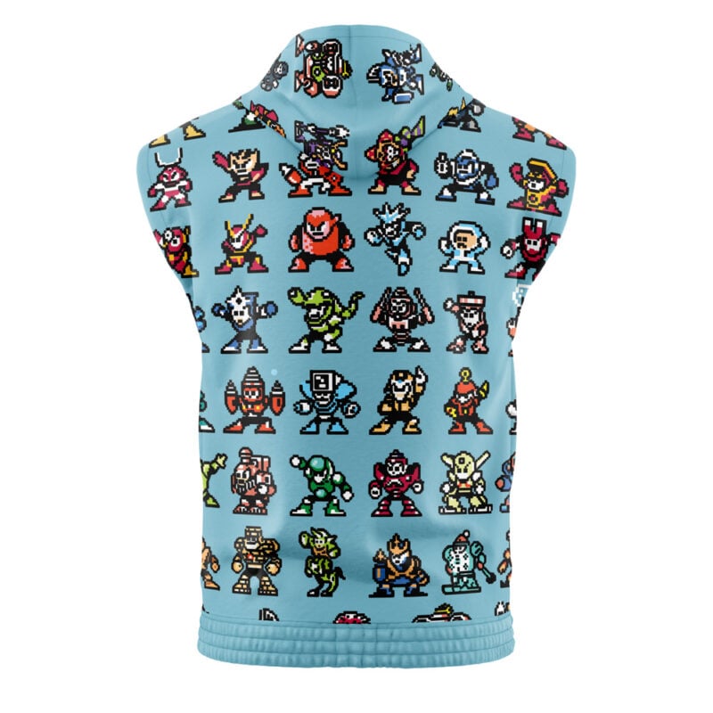 Bad Guys Mega Man Gaming Sleeveless Hoodie - Image 2
