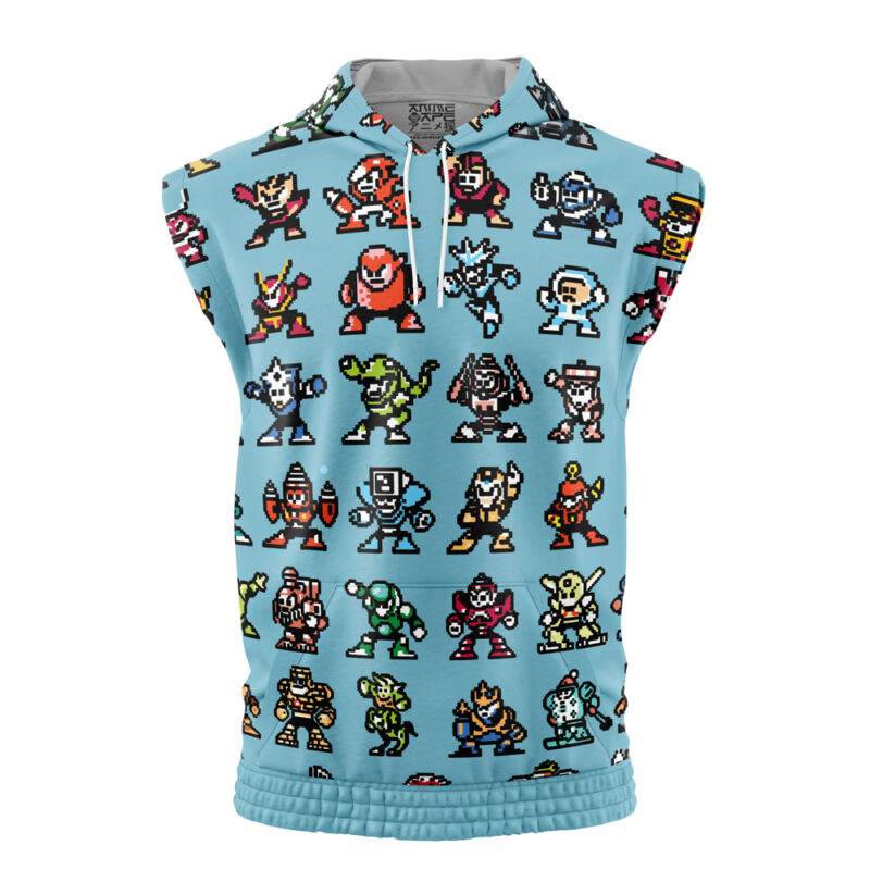 Bad Guys Mega Man Gaming Sleeveless Hoodie