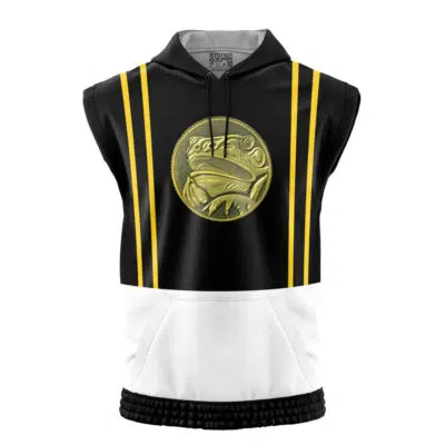 Black Ranger Ninjetti Power Rangers Sleeveless Hoodie