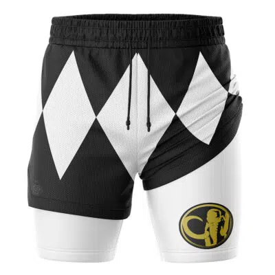 Black Ranger V2 Mighty Morphin Power Rangers 2-in-1 Performance Shorts