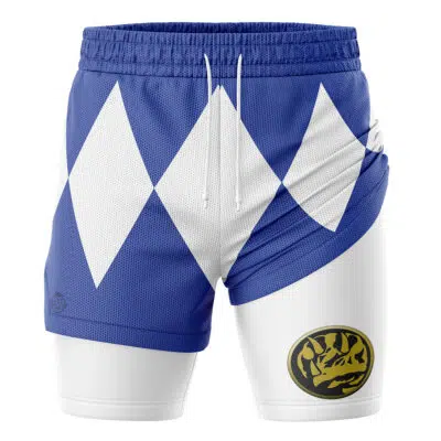 Blue Ranger V2 Mighty Morphin Power Rangers 2-in-1 Performance Shorts
