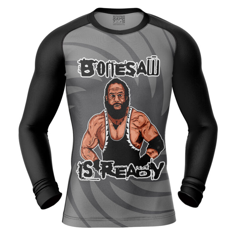 Bonesaw Is Ready Long Sleeve Rash Guard Compression Shirt