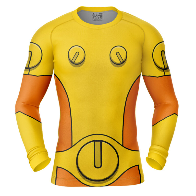 Bulletproof Invincible Long Sleeve Rash Guard Compression Shirt