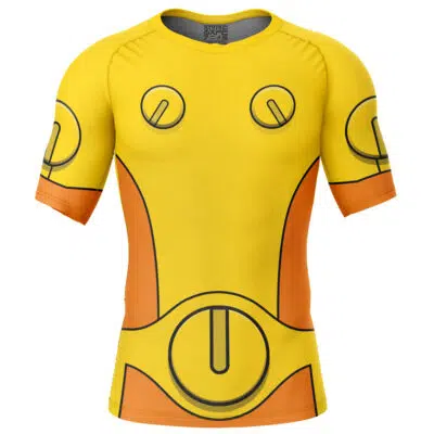 Bulletproof Invincible Short Sleeve Rash Guard Compression Shirt