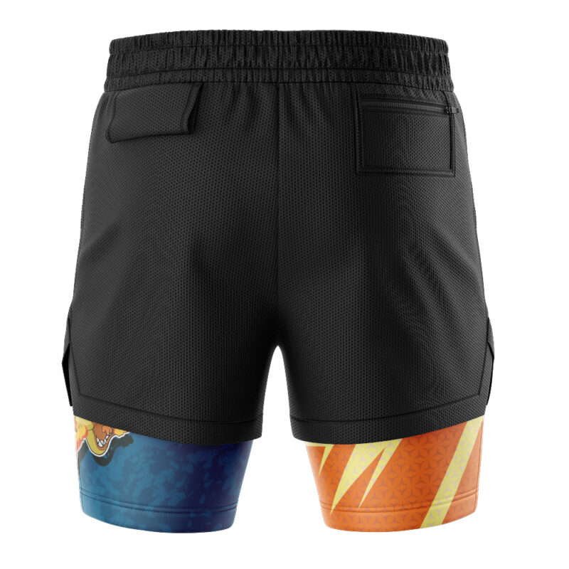 Charizard Attack V2 Pokemon 2-in-1 Performance Shorts - Image 4