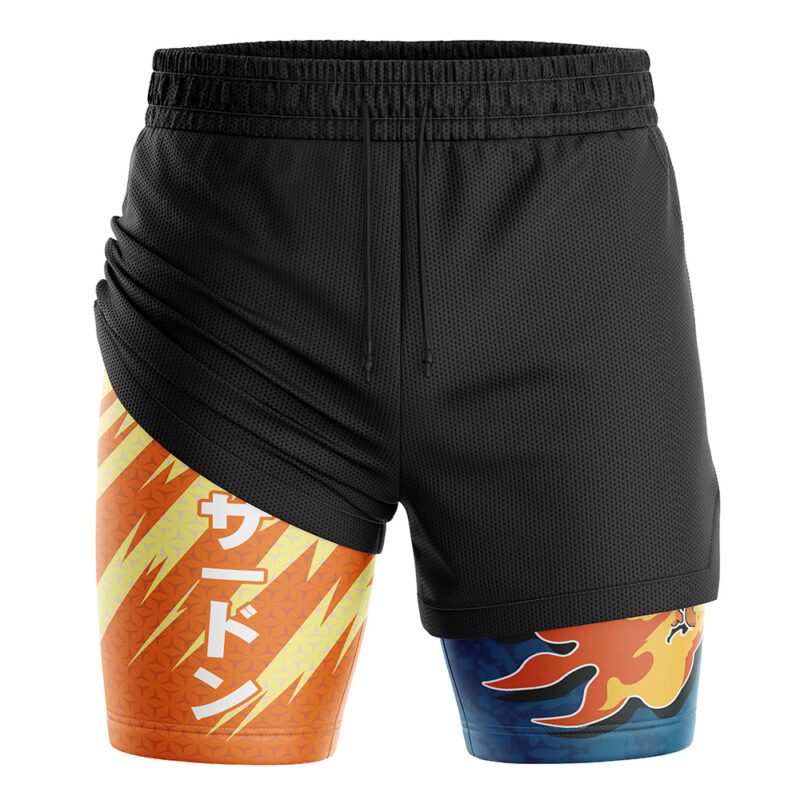 Charizard Attack V2 Pokemon 2-in-1 Performance Shorts - Image 3