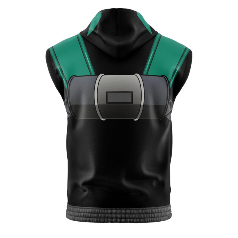 Deku World Heroes Mission My Hero Academia Sleeveless Hoodie - Image 2