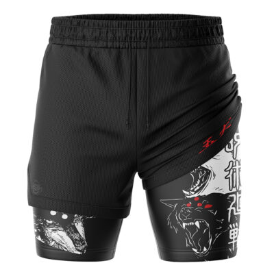 Divine Dogs Jujutsu Kaisen 2-in-1 Performance Shorts