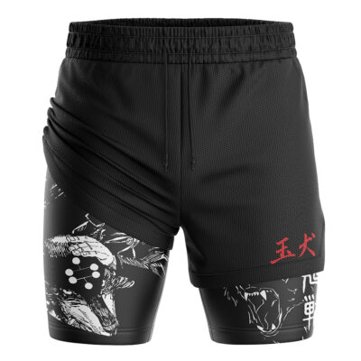 Divine Dogs Jujutsu Kaisen 2-in-1 Performance Shorts
