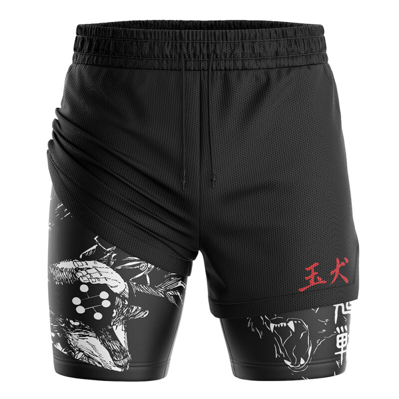 Divine Dogs Jujutsu Kaisen 2-in-1 Performance Shorts