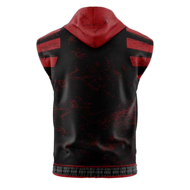Eijiro Kirishima My Hero Academia Sleeveless Hoodie - Image 2