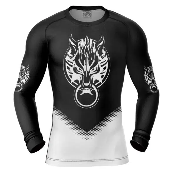 Fenrir Final Fantasy 7 Long Sleeve Rash Guard Compression Shirt