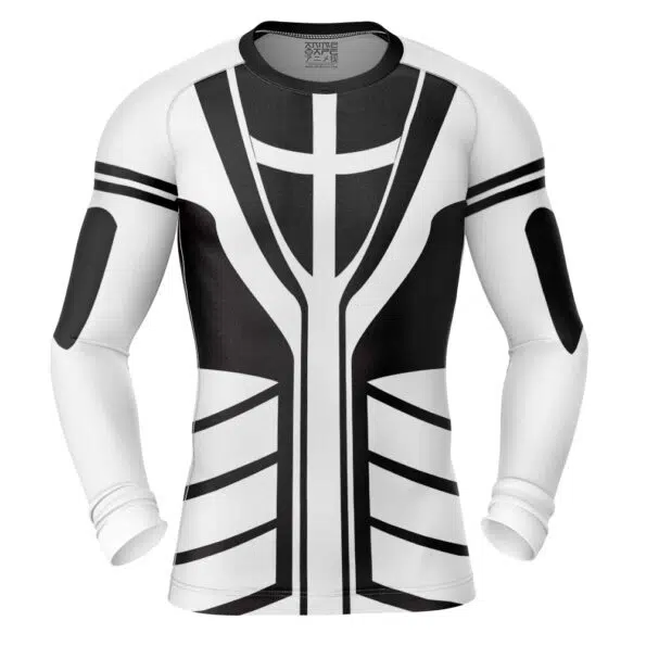 Fullbring Ichigo Bleach Long Sleeve Rash Guard Compression Shirt