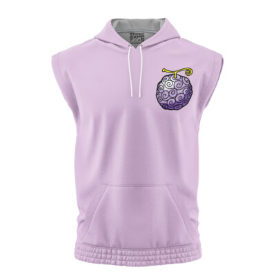 Gear 5 Luffy One Piece Sleeveless Hoodie