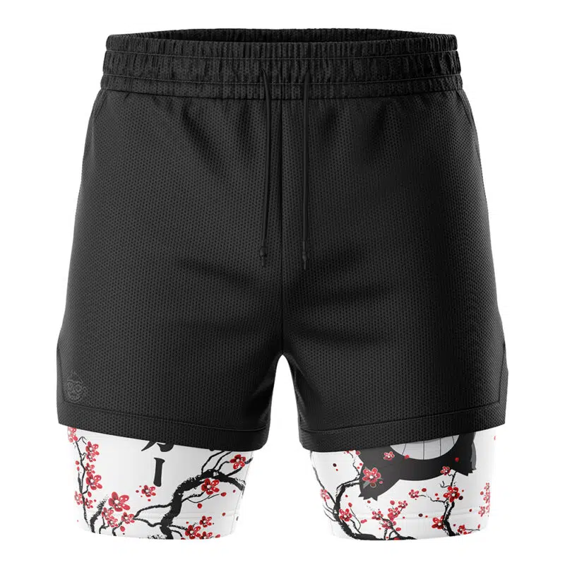 Gengar Cherry Blossom Pokemon 2-in-1 Performance Shorts - Image 2