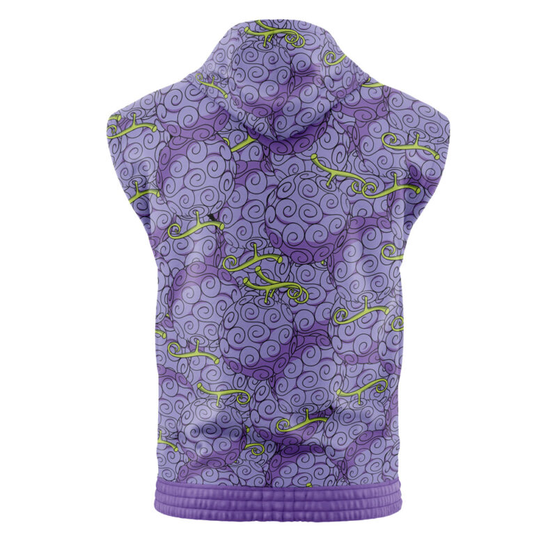 Gomu Gomu No Mi One Piece Sleeveless Hoodie