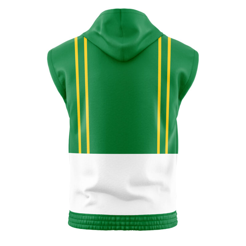 Green Ranger Ninjetti Power Rangers Sleeveless Hoodie - Image 2