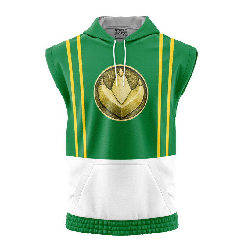 Green Ranger Ninjetti Power Rangers Sleeveless Hoodie