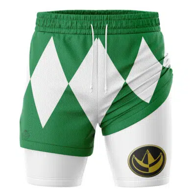 Green Ranger V2 Mighty Morphin Power Rangers 2-in-1 Performance Shorts