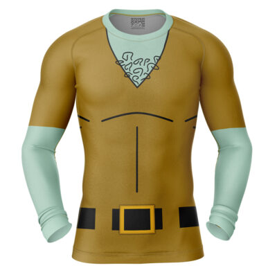 Handsome Squidward Spongebob Squarepants Long Sleeve Rash Guard Compression Shirt