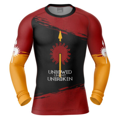 House Martell Game of Thrones Long Sleeve Rash Guard Compression Shirt