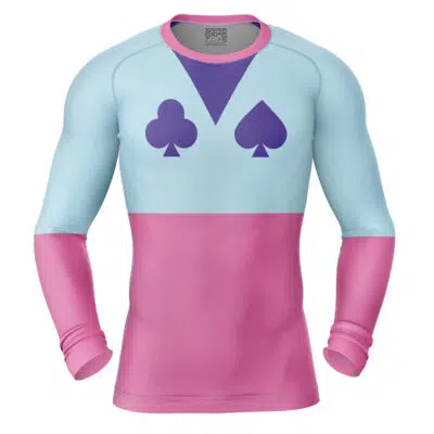 Hypnotic Eye Hisoka Hunter X Hunter Long Sleeve Rash Guard Compression Shirt