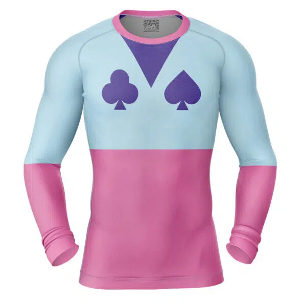 Hypnotic Eye Hisoka Hunter X Hunter Long Sleeve Rash Guard Compression Shirt