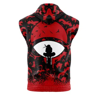 Itachi Crows Akatsuki Sleeveless Hoodie