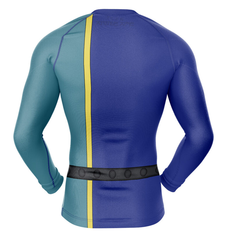 Kinniku Kinnikuman Long Sleeve Rash Guard Compression Shirt