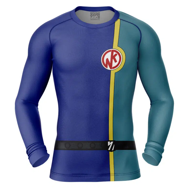 Kinniku Kinnikuman Long Sleeve Rash Guard Compression Shirt