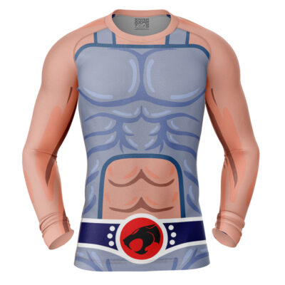 Lion-O Thundercats Short Sleeve Rash Guard Compression Shirt