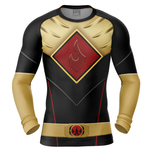 Lord Drakkon Mighty Morphin Power Rangers Long Sleeve Rash Guard Compression Shirt