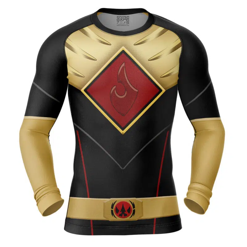 Lord Drakkon Mighty Morphin Power Rangers Long Sleeve Rash Guard Compression Shirt