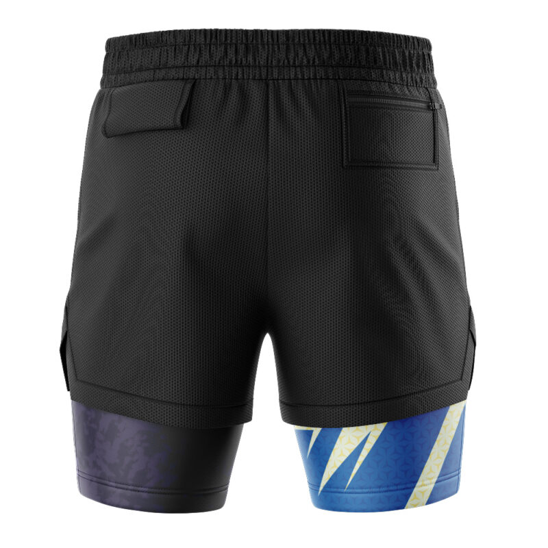 Lucario Attack V2 Pokemon 2-in-1 Performance Shorts - Image 4