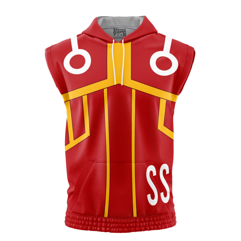 Luffy Egghead Outfit One Piece Sleeveless Hoodie