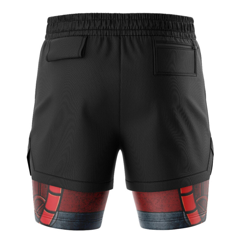 MS-06S Char's Zaku II Gundam 2-in-1 Performance Shorts - Image 4