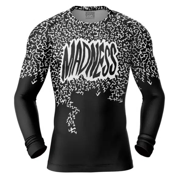 Madness Randy Savage Long Sleeve Rash Guard Compression Shirt