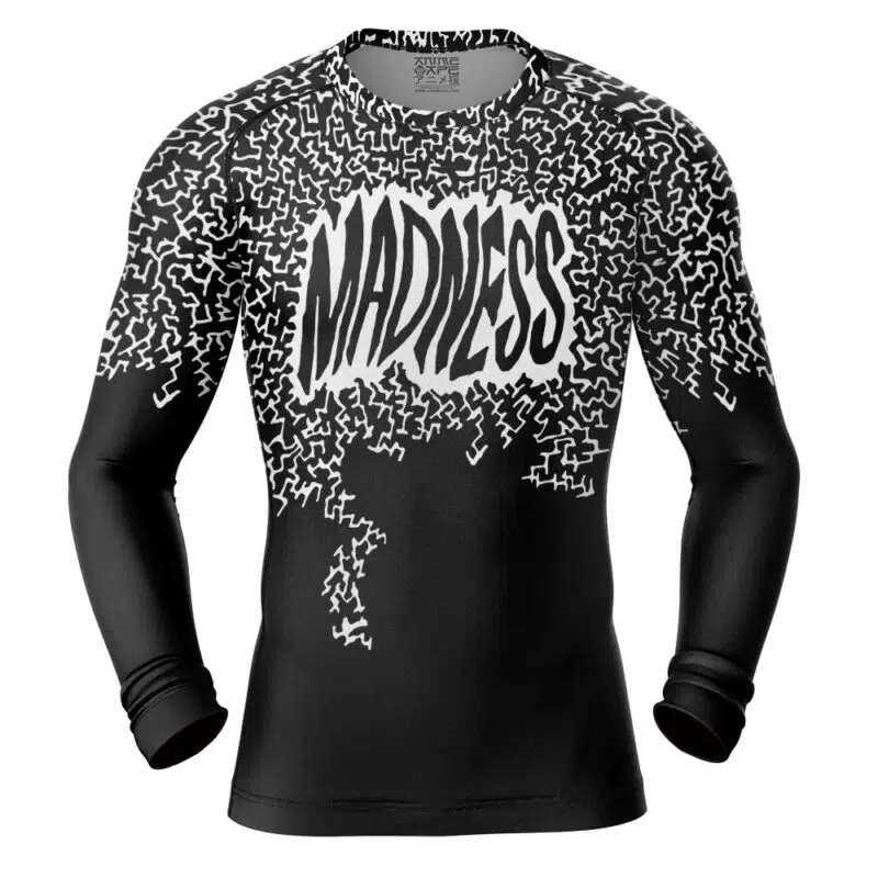 Madness Randy Savage Long Sleeve Rash Guard Compression Shirt