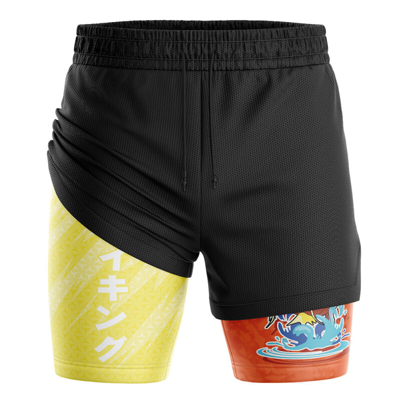 Magikarp Attack V2 Pokemon 2-in-1 Performance Shorts - Image 3