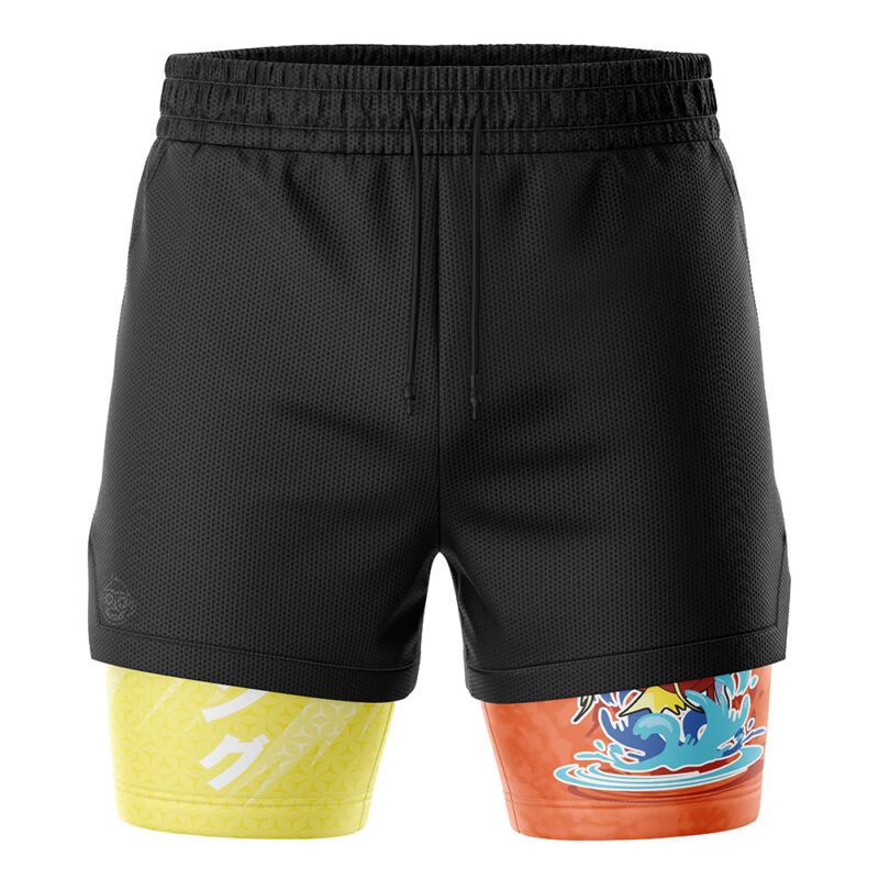 Magikarp Attack V2 Pokemon 2-in-1 Performance Shorts - Image 2