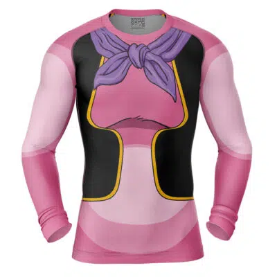 Majin Buu v2 Dragon Ball Z Long Sleeve Rash Guard Compression Shirt