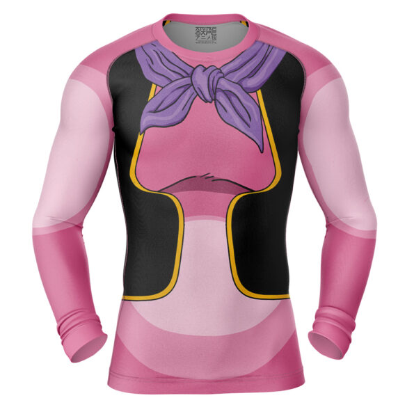 Majin Buu v2 Dragon Ball Z Long Sleeve Rash Guard Compression Shirt