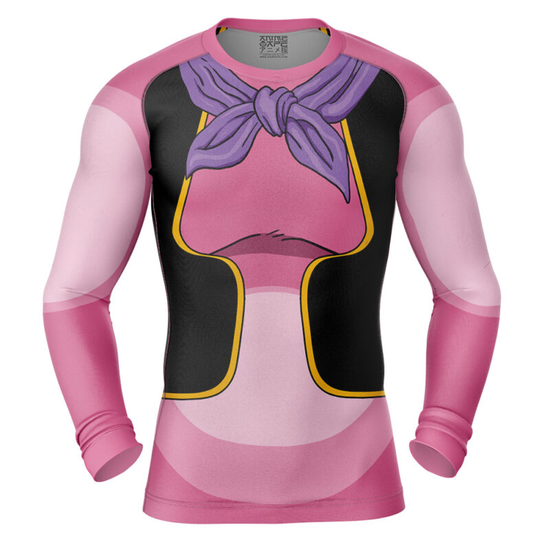 Majin Buu v2 Dragon Ball Z Long Sleeve Rash Guard Compression Shirt
