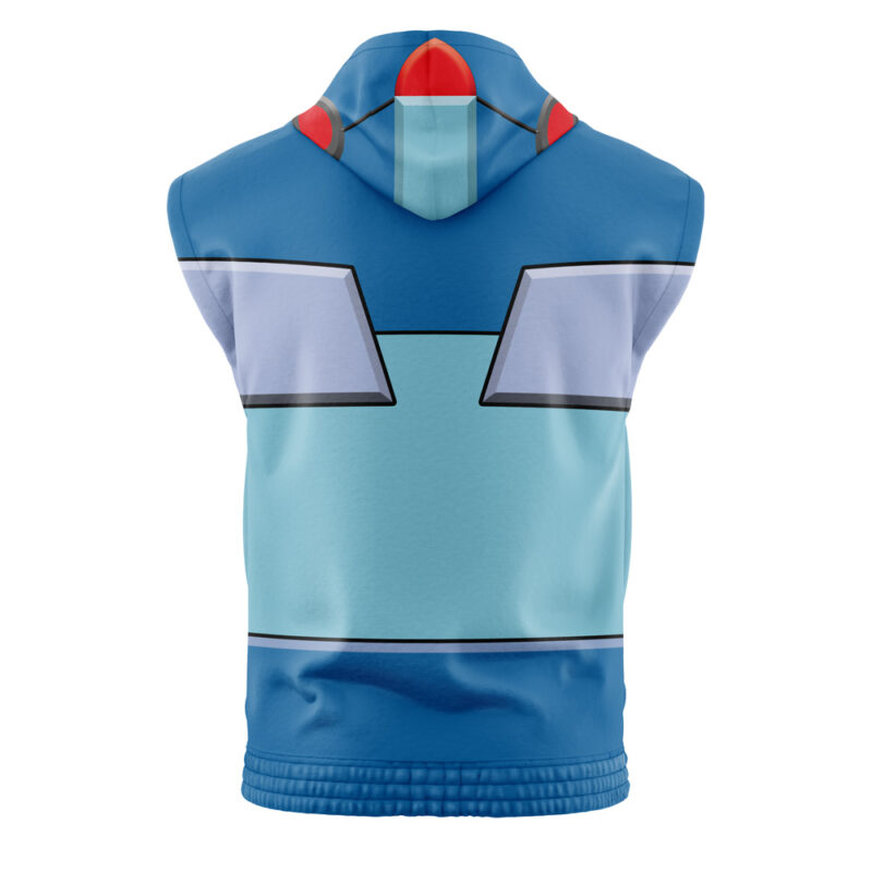 Mega Man X Gaming Sleeveless Hoodie - Image 2