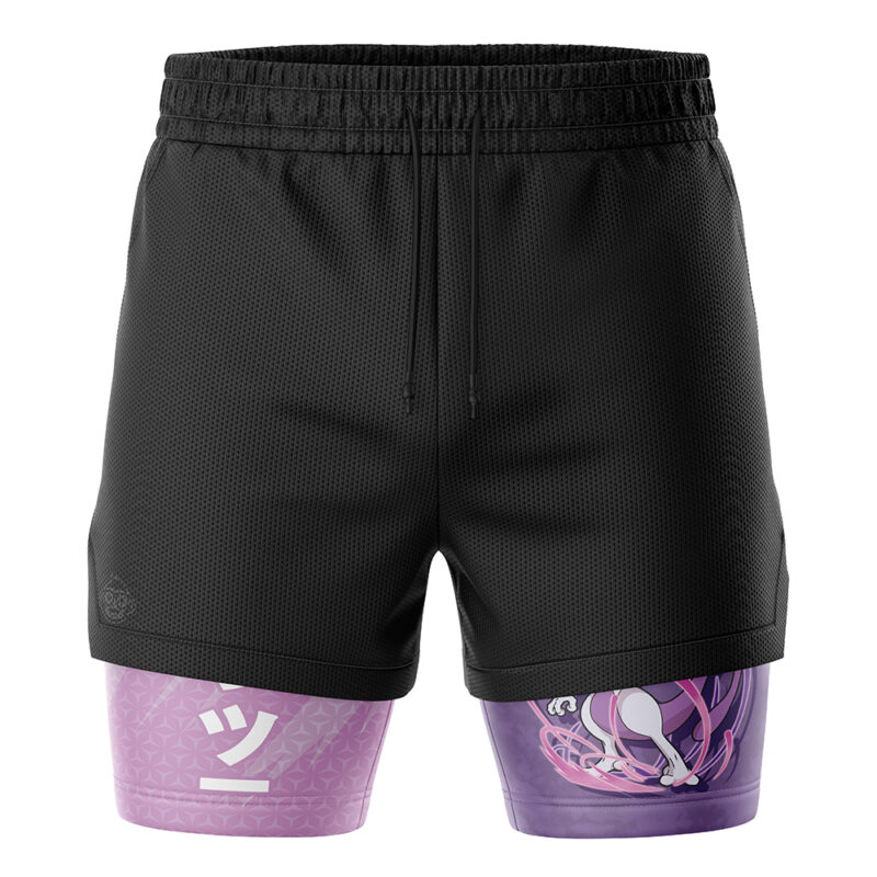 Mewtwo Attack V2 Pokemon 2-in-1 Performance Shorts - Image 2