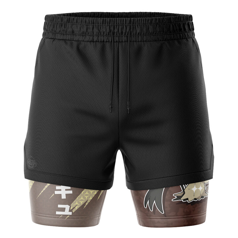 Mimikyu Attack V2 Pokemon 2-in-1 Performance Shorts - Image 2