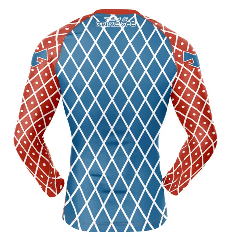 Mista Guido Jojo's Bizarre Adventure Long Sleeve Rash Guard Compression Shirt - Image 2