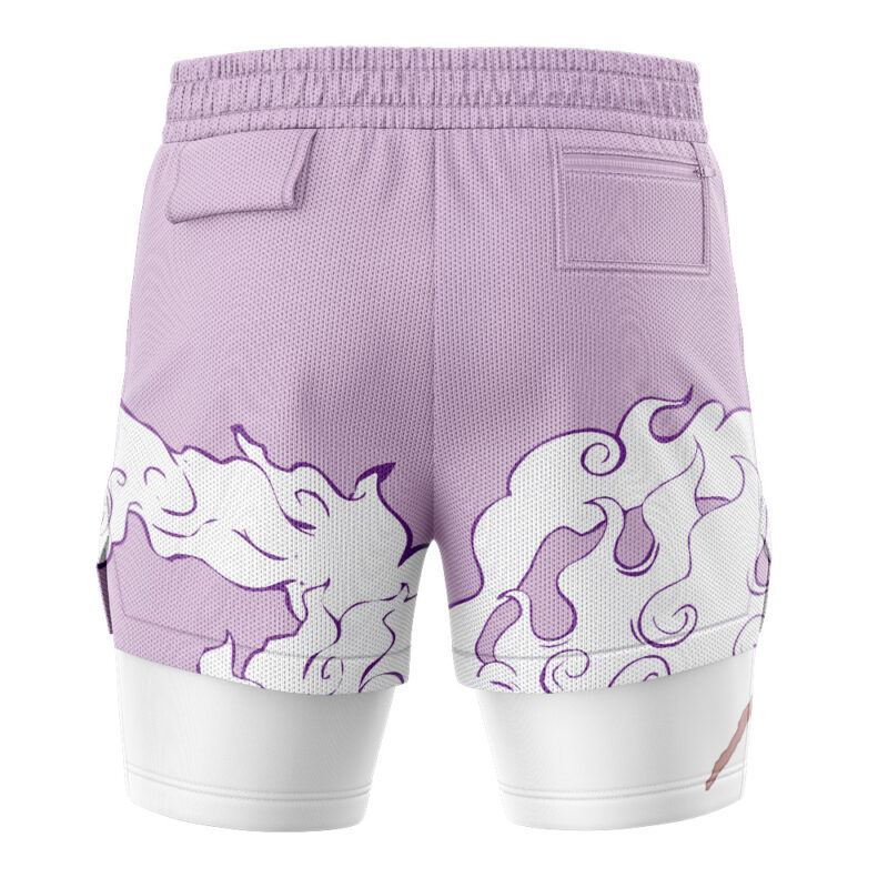 Monkey D Luffy X Scar One Piece 2-in-1 Performance Shorts - Image 4