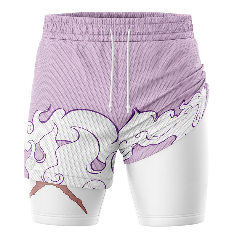 Monkey D Luffy X Scar One Piece 2-in-1 Performance Shorts - Image 3