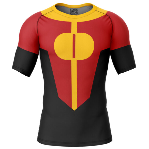 Oliver Grayson Age 10 Invincible Short Sleeve Rash Guard Compression Shirt